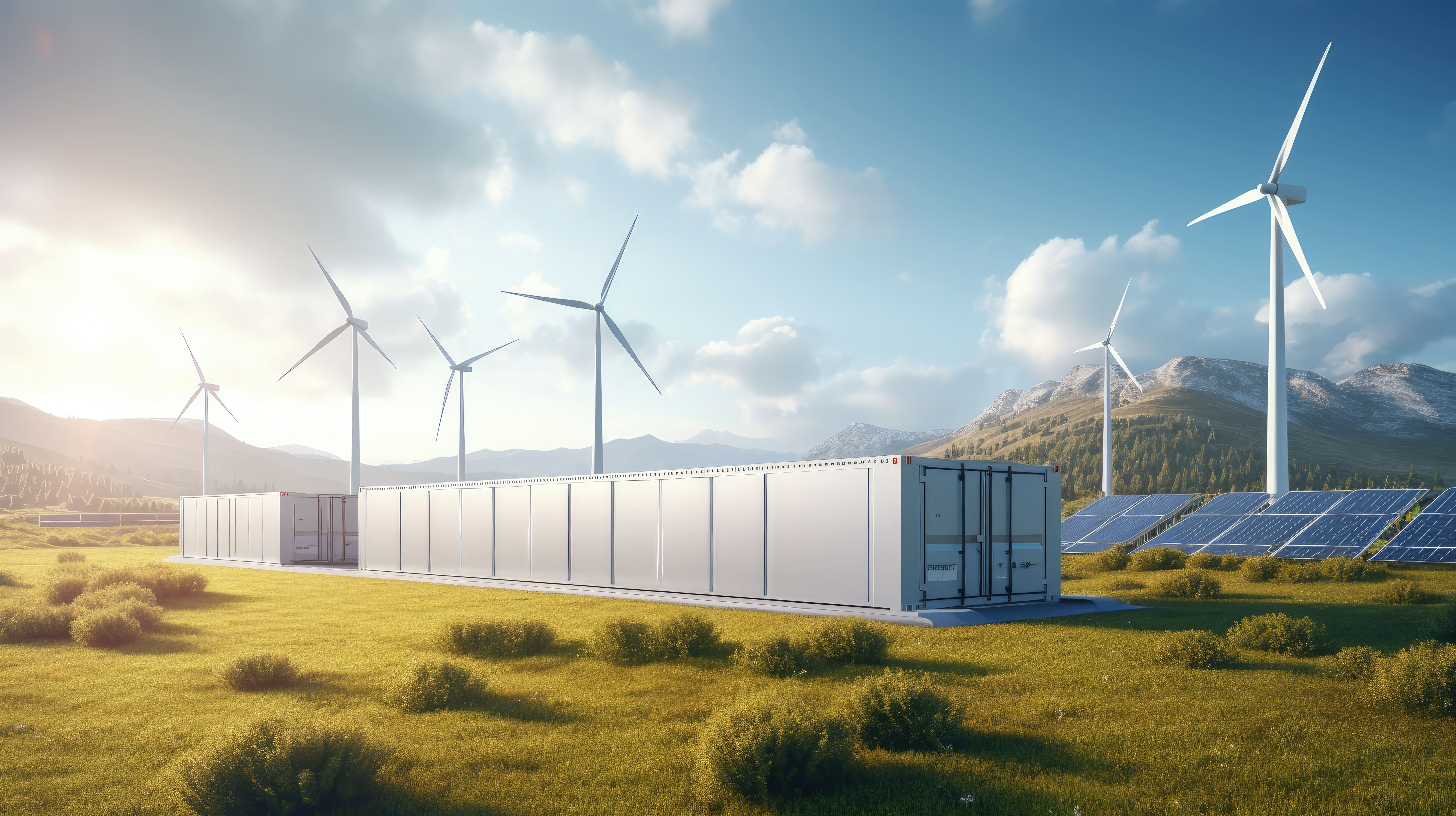 Grid-scale Battery Storage with Renewable Energy Infrastructure